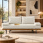 Naysa Sheesham Wood Sofa Cum Bed – Honey Finish