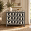 Rajvansh Black Bone Inlay 3 Drawer Chest of Drawers