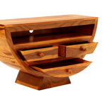 Sheesham Wood Jodhana TV unite with 3 drawers and 2 shelves