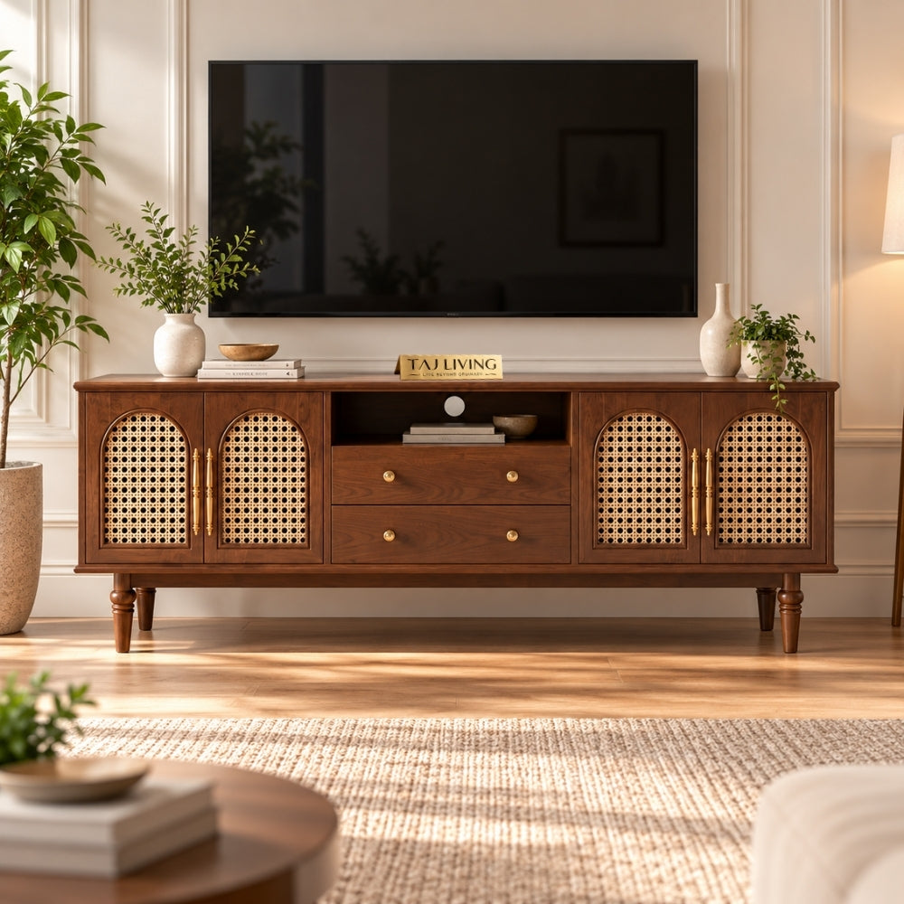Apshara Solid Wood TV Unit