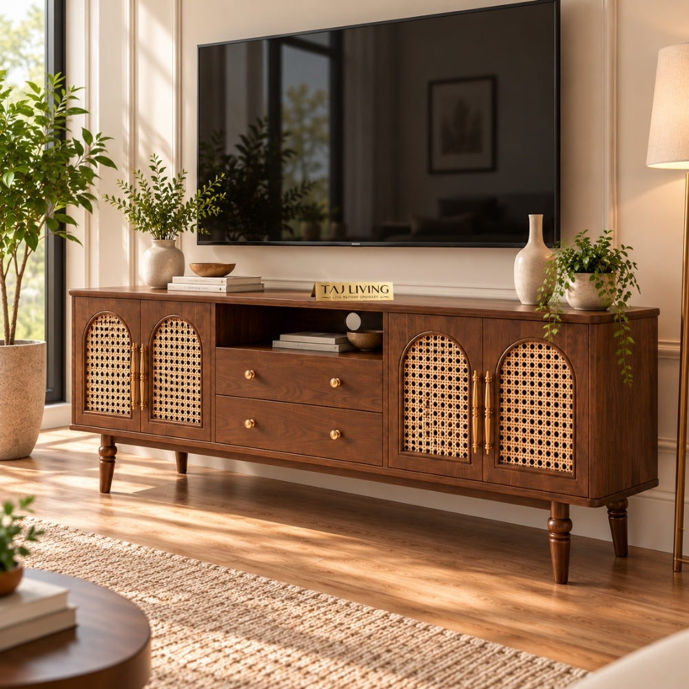 Apshara Solid Wood TV Unit