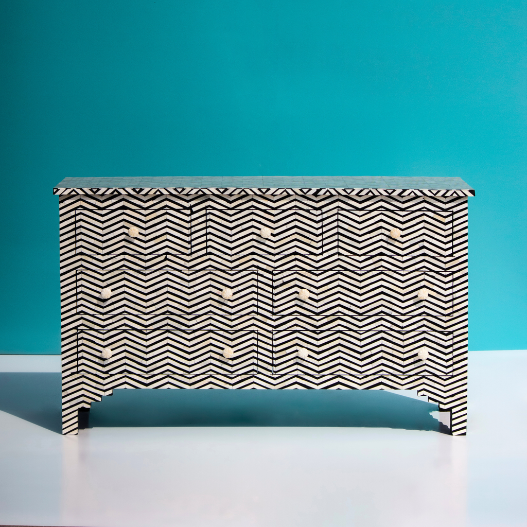 Vibha Bone Inlay Chest of Drawers