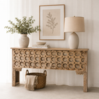Handmade Made Vintage Touch Solid Mango Wood Console Table