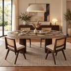 Bone Inlay Dining Table – Handcrafted 6 Seater Luxury Dining Table