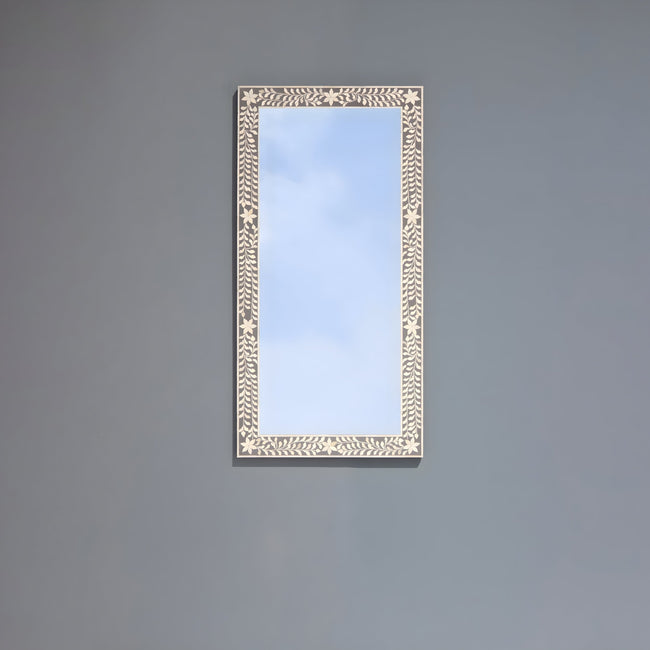 Rangdhar Modern Bone Inly Wall Mirror for Home Main Image