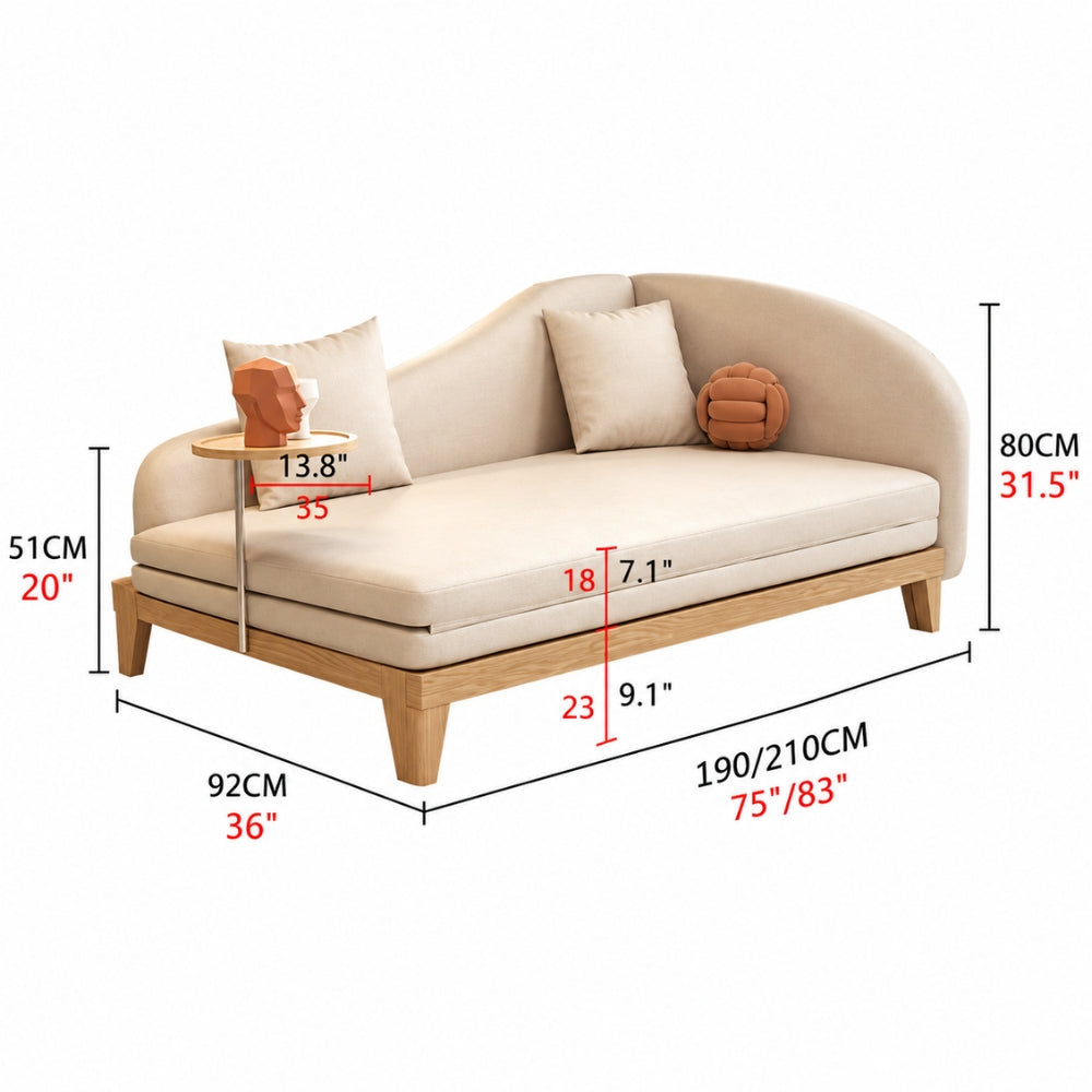 Rooh Marten Lounge Chaise Sofa Bed