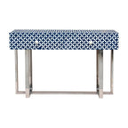 Sheeshmahal Bone Inlay 2 Drawers Console Table