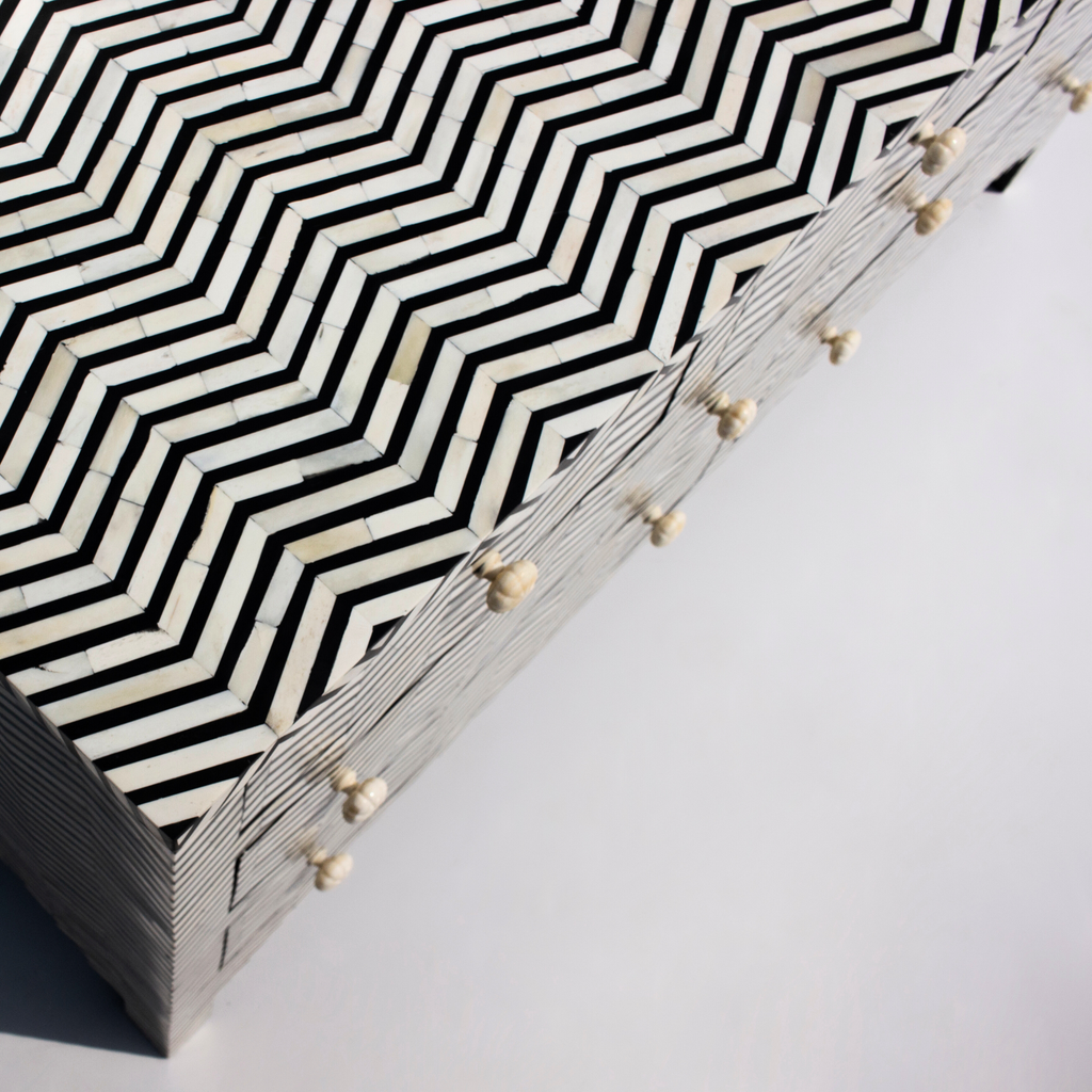 Vibha Bone Inlay Chest of Drawers