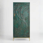 Kuldhara Hand Carved Wooden Wardrobe