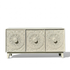 Mandana Hand Carved 3-Door Sideboard
