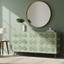Bone Inlay Chest of 9 Drawers ( Mint Green )