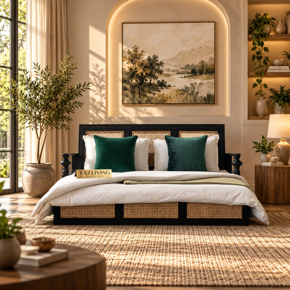 Classic Cochin Fabric Sofa Cum Bed