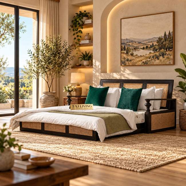 Classic Cochin Fabric Sofa Cum Bed Main Image