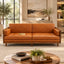 Nawabi Cane Panel Solid Teakwood 3-Seater Sofa Cum Bed