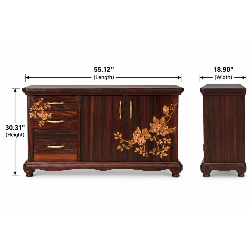 Virasat Ornate Hand Painted Sideboard
