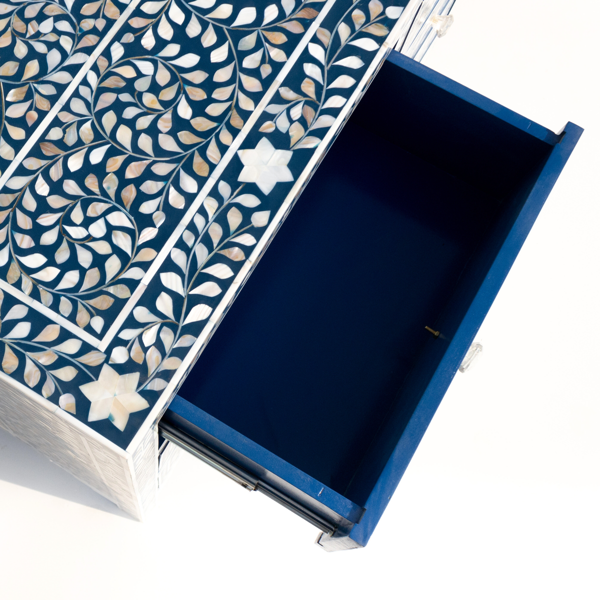 Rajbagh Bone Inlay Chest of 4 Drawers