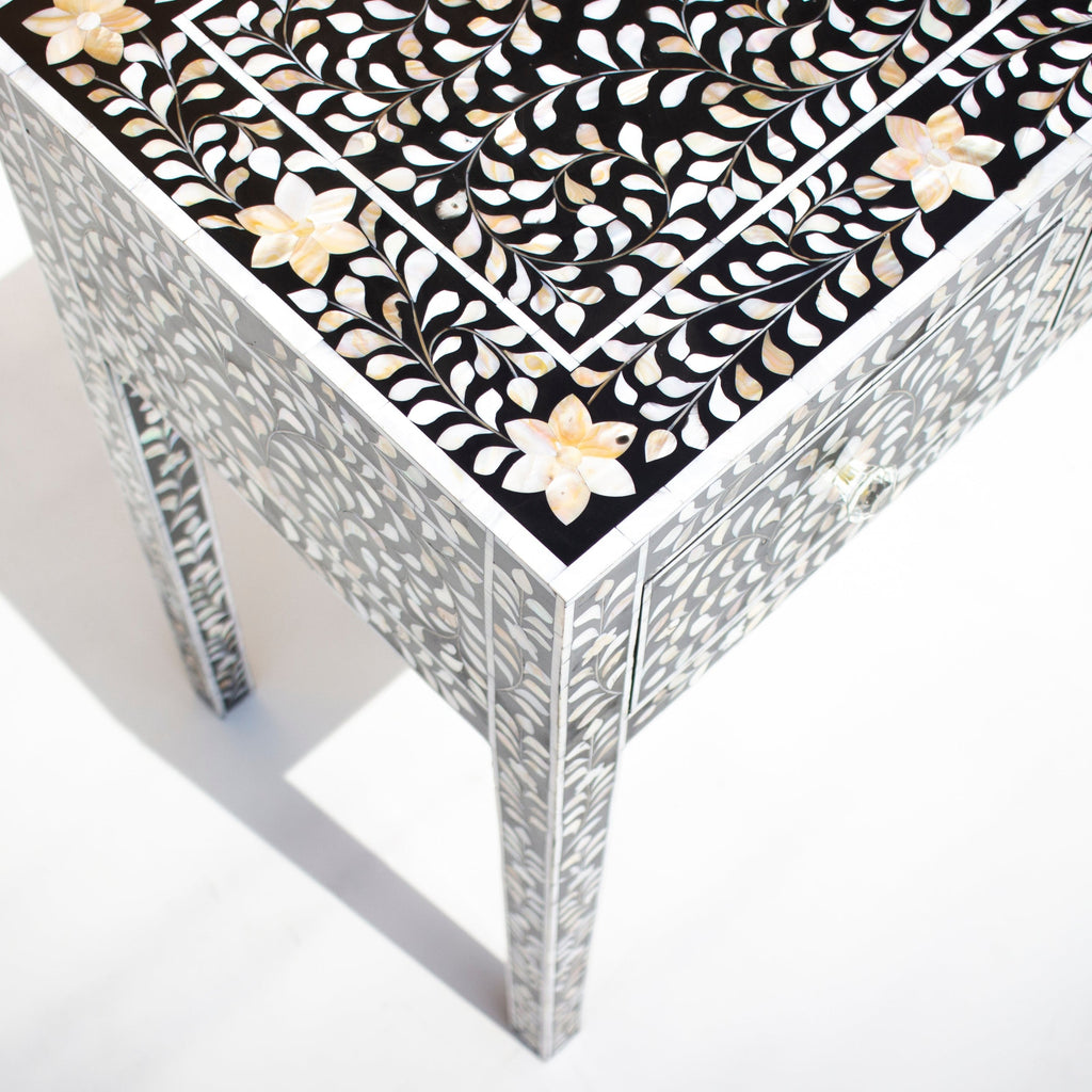 Rajvansh Mother of Pearl Inlay Console Table