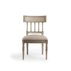 Taj Living Hand-Carved Solid Wood Dining Chair – Distress Antique Finish