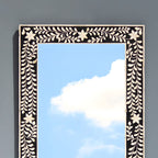 Mehrang Bone Inlay Floral Wall Mirror