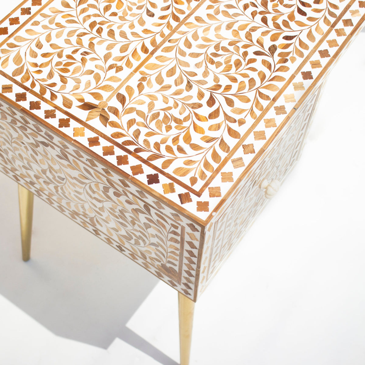 Dharti Wooden Bone Inly Working Desk for Work