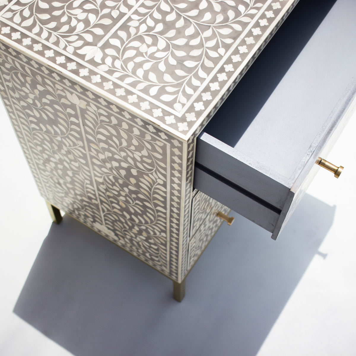 Gulnaar Bone Inlay Chest of Drawers