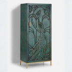 Kuldhara Hand Carved Wooden Wardrobe