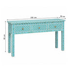 Noor Mahal Mother of Pearl Inlay 4 Drawers Console Table