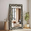 Mehrang Bone Inlay Floral Wall Mirror