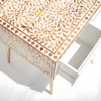 Dharti Wooden Bone Inly Working Desk for Work
