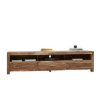 Abu Dhabi TV Unit with 3 Drawers and 3 Open Shelves