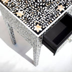 Rajvansh Mother of Pearl Inlay Console Table