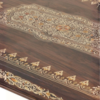 Rajwada Handcrafted Inlay 6 / 7 Seater Dining Table - Ornate Floral Marquetry