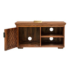 Aangan Sheesham Wood TV Unit with 1 Drawer and 2 Shelves