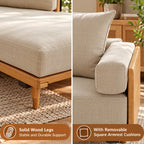3 Seater Sofa CumBed – Modern Solid Wood Sofa Bed