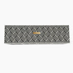 Black Bone Inlay Optical Design 4 Door TV Unit Media Cabinet