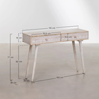 Kesar Mahal Natural Mango Wooden Study Console Table