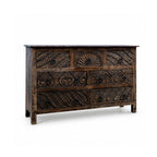 Meerabagh Hand Carved Chest of 7 Drawers