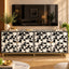 Bone Inlay 4 Door TV Unit Media Cabinet