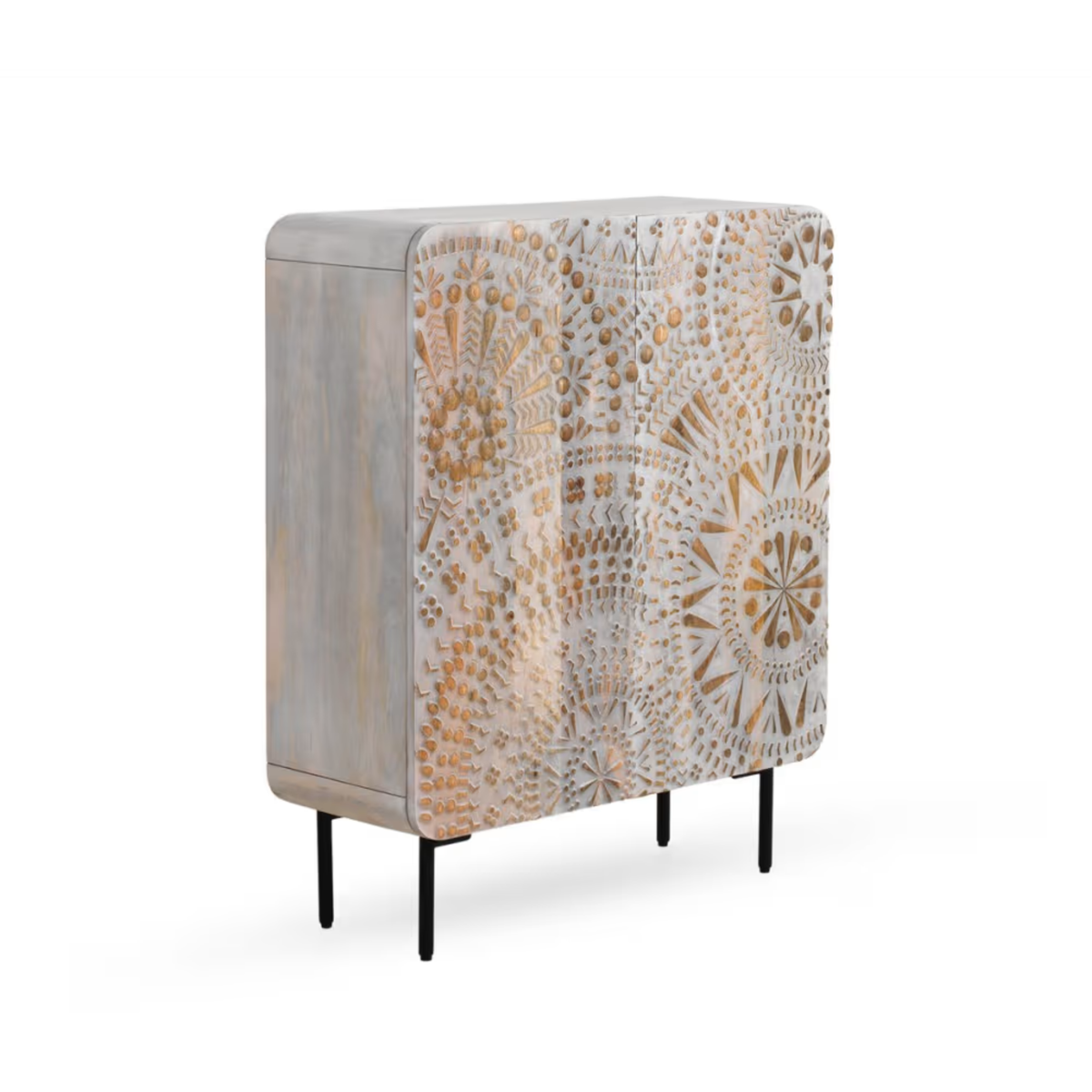 Marudhara Carved – Handcrafted Rajasthani Cabinet