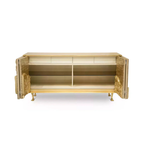 Gulnaar Handmade Brass Golden Peacock Sideboard