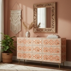 Sunshine Bone Inlay Chest of 9 Drawers