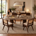 Bone Inlay Dining Table – Handcrafted 6 Seater Luxury Dining Table