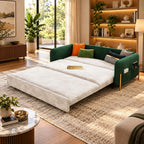 Upholstered Sofa Cum Bed Space-Saving