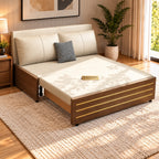 Sofa Cum Bed with Storage – Modern Cream/Ivory Convertible Sofa Bed