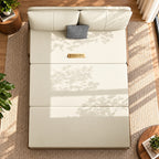 Sofa Cum Bed with Storage – Modern Cream/Ivory Convertible Sofa Bed