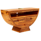 Sheesham Wood Jodhana TV unite with 3 drawers and 2 shelves