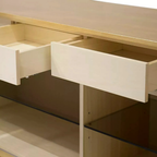 Gulnaar Handmade Brass Golden Peacock Sideboard