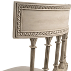 Taj Living Hand-Carved Solid Wood Dining Chair – Distress Antique Finish