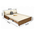 Sofa Cum Bed with Storage – Modern Cream/Ivory Convertible Sofa Bed