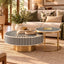 Black Bone Inlay Coffee Table & Nesting Table Set – 2 Piece